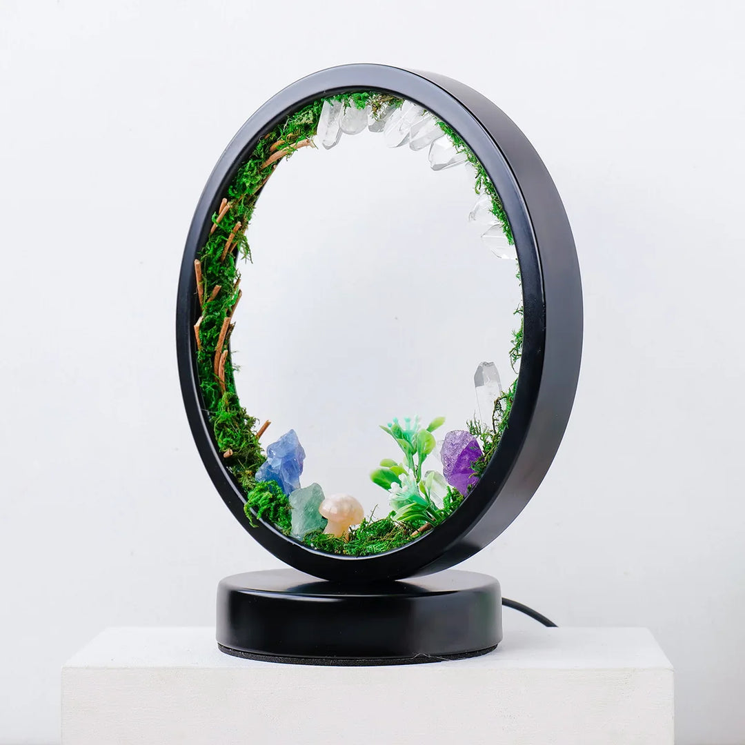 Lampe Forêt de Quartz Naturel