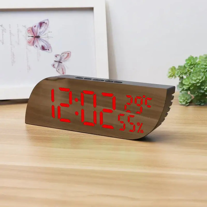 Stornfield | Horloge Alarme Numérique LED avec Affichage Double & Snooze Illimité