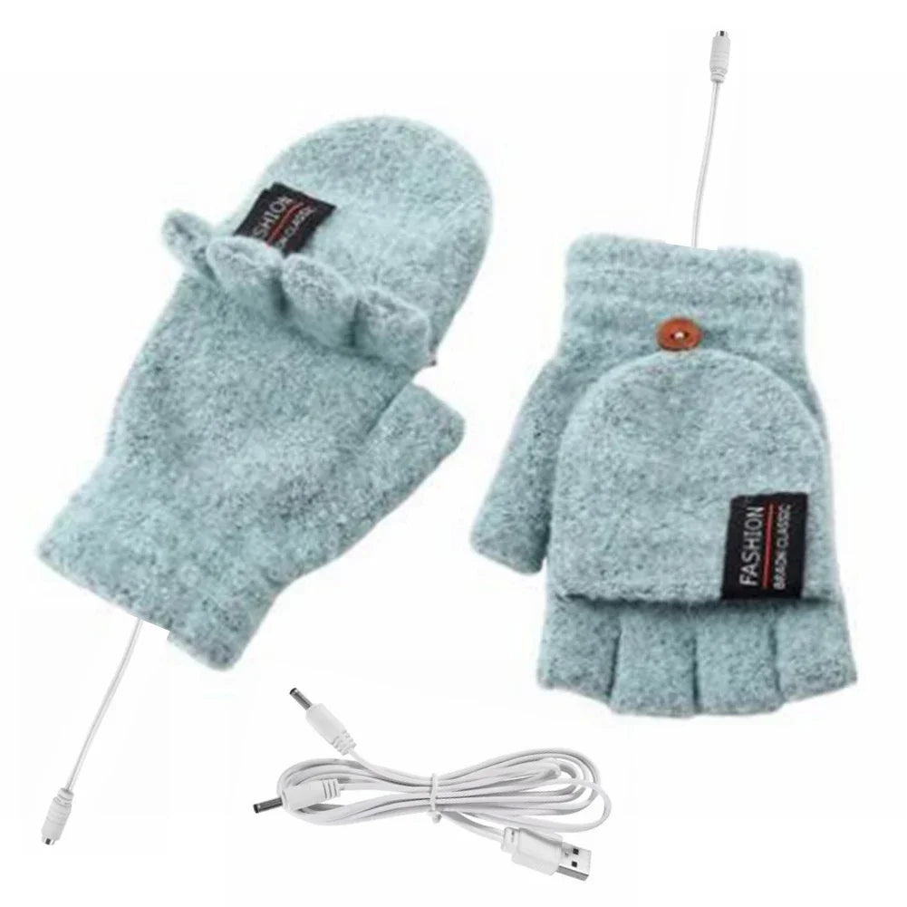 USB Rechargeable Warm Wave Heated Gloves | Stornfield