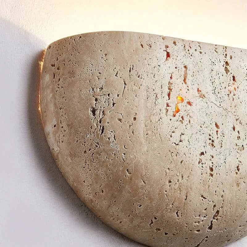 Stornfield | Stone Wall Lamp – Retro Wabi-Sabi LED Light