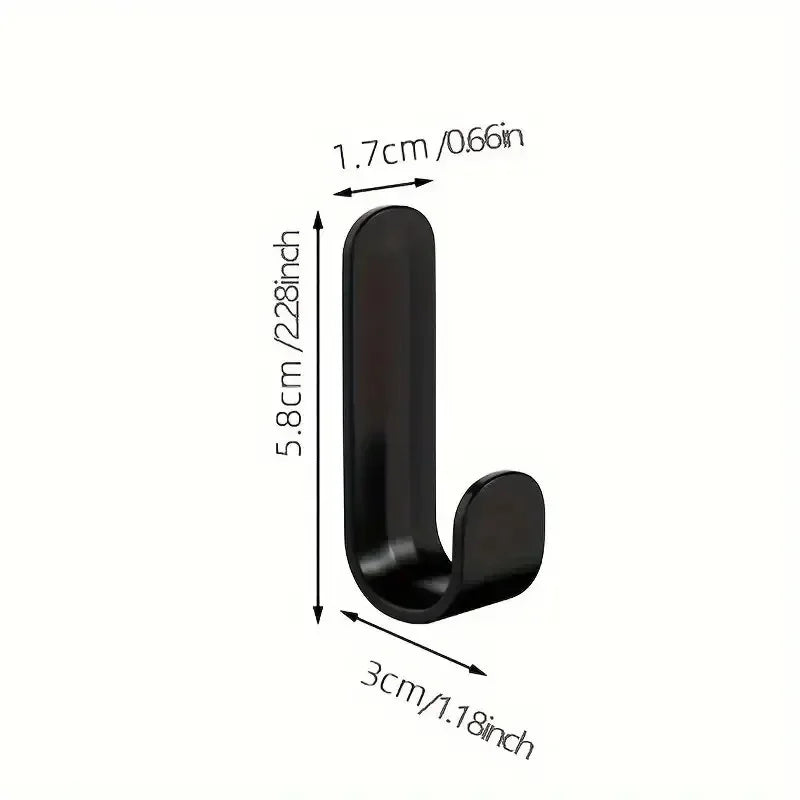 FlexiGrip 6-piece self-adhesive J-hooks Stornfield