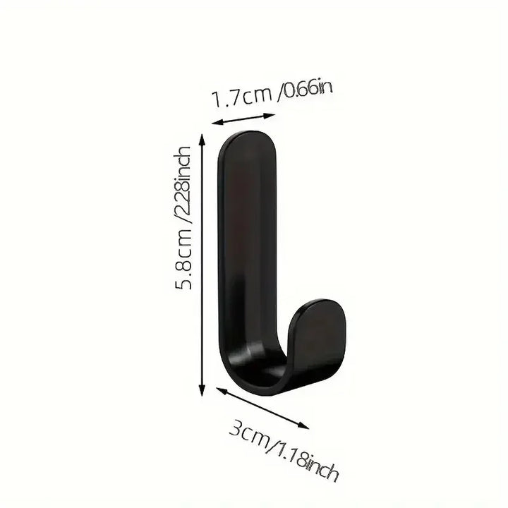 FlexiGrip 6-piece self-adhesive J-hooks Stornfield