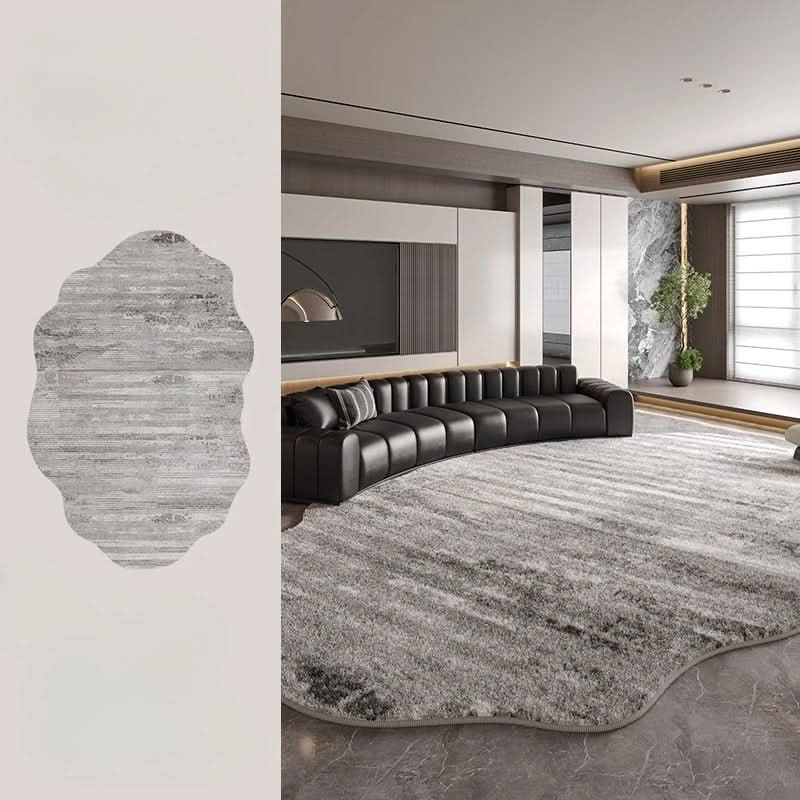 Stornfield | Irregular Plush Washable Rug for Bedroom and Living Room