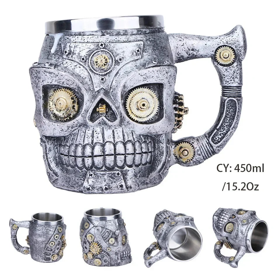 Stornfield | Medieval Dragon Stainless Steel Resin Mug as Coffee Mug or Tea Mug