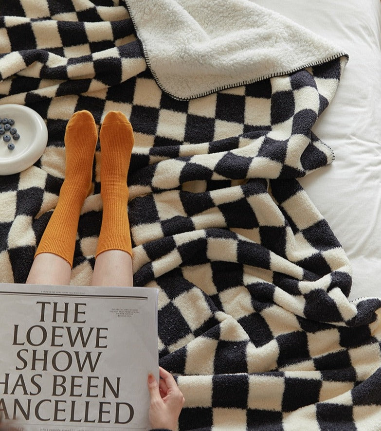 Plain Check Throw | Stornfield