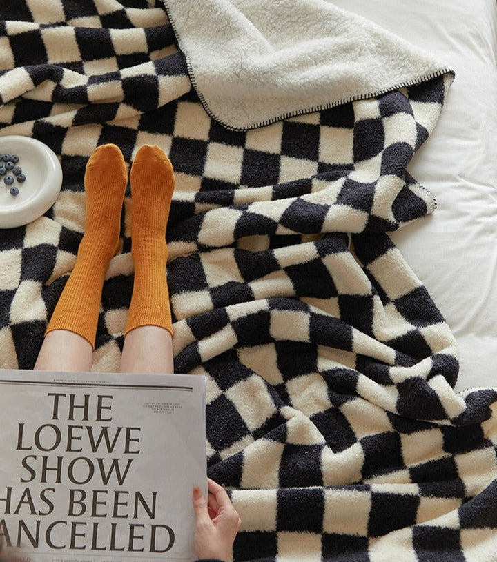 Plain Check Throw | Stornfield
