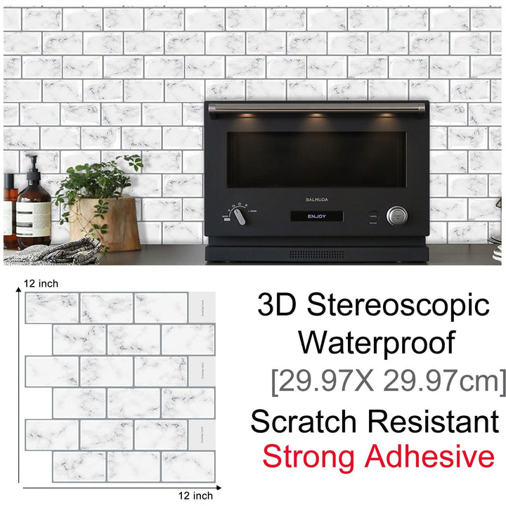 3D Self-Adhesive Hexagonal Wall Stickers | Stornfield
