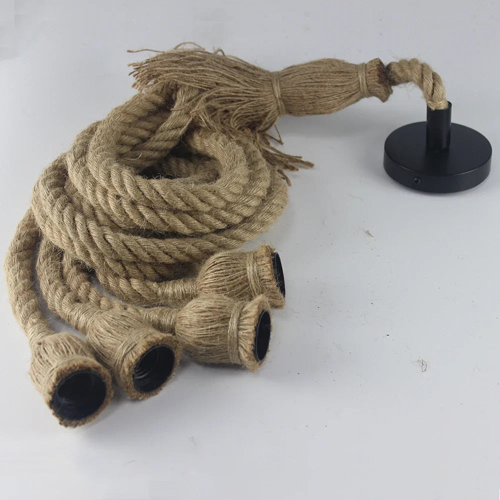 Stornfield | Vintage Hemp Rope Pendant Light