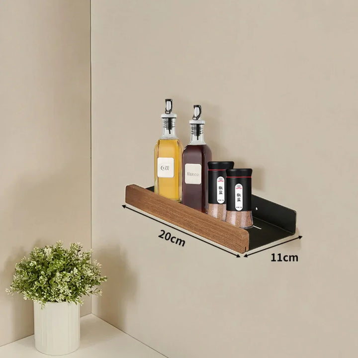 CulinaWood Kitchen Wall Shelf Stornfield