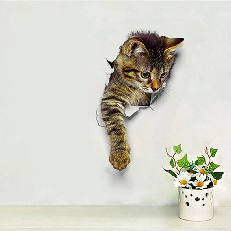 3D Toilet Protector Cat Sticker | Stornfield