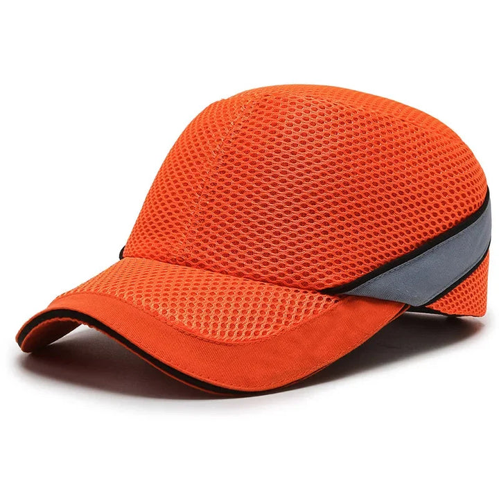 Stornfield | Red Safety Bump Cap - Helmet with hard ABS inner core for head protection at home, work, and factory