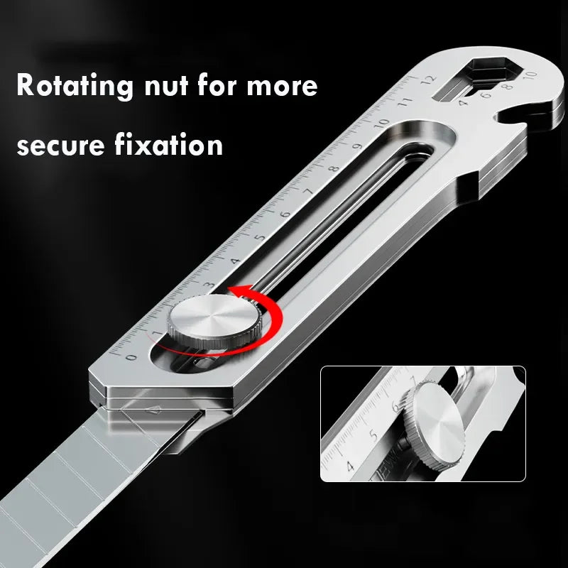 6in1 Multipurpose Stainless Steel Retractable Heavy Duty Snap-Off Blade | Stornfield