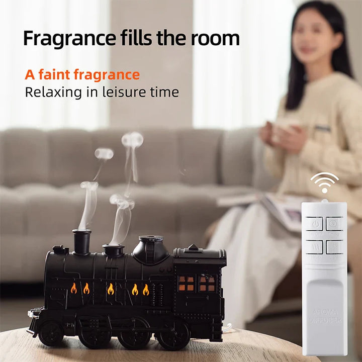 Mini Train Aromatherapy Essential Oil Diffuser Lamp Decor | Stornfield