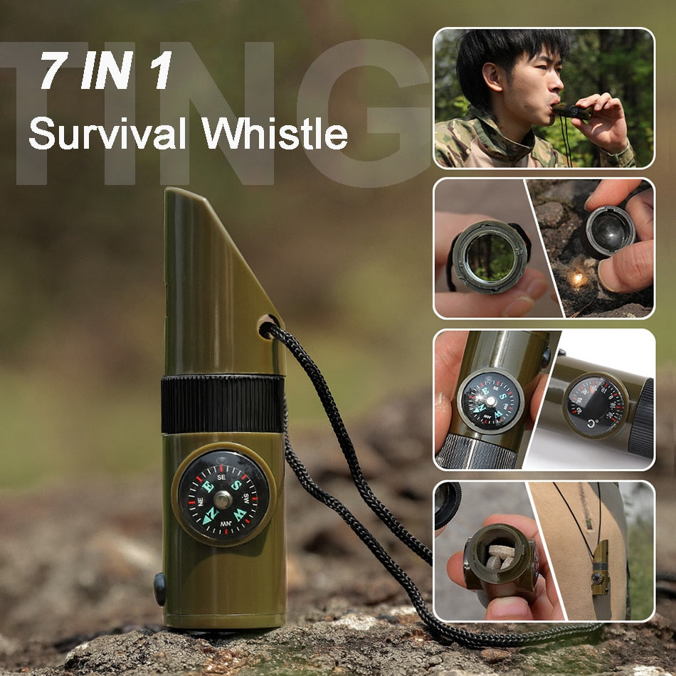 7in1 Portable Survival Outdoor Camping Tool | Stornfield