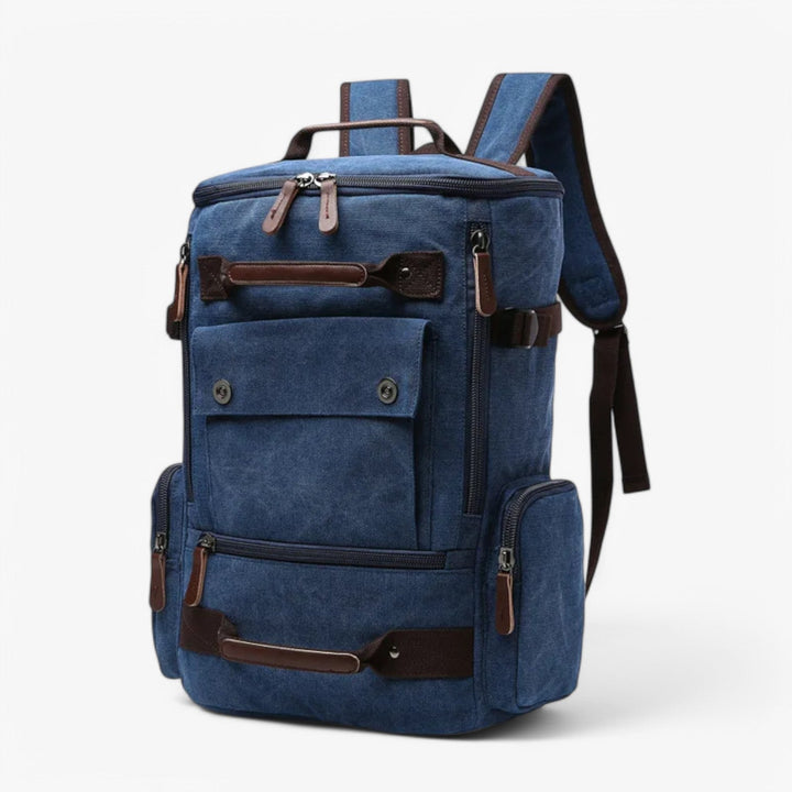 Stornfield | Vintage Canvas Backpack – Stylish & Functional with Laptop Compartment for Everyday & Adventure