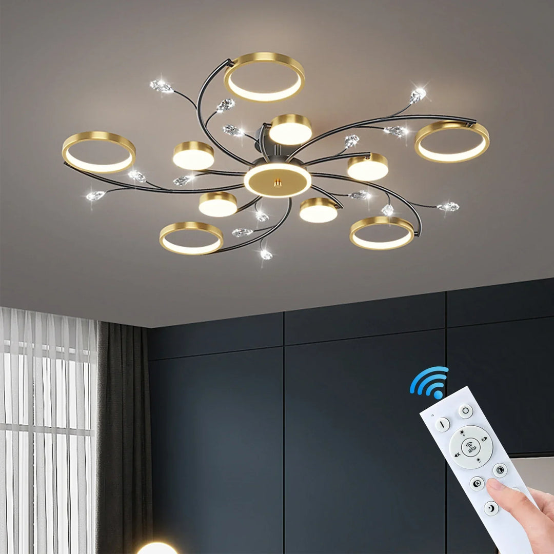 Stornfield | GlowDrape Dimmable Pendant Light | Modern Design | LED Light with Variable Brightness | Perfect for Living Room & Dining Room