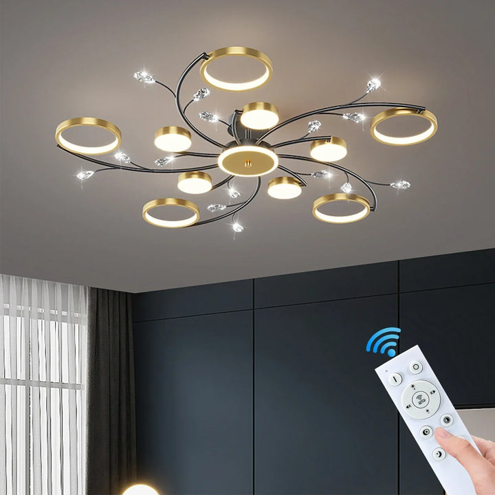 Stornfield | GlowDrape Dimmable Pendant Light | Modern Design | LED Light with Variable Brightness | Perfect for Living Room & Dining Room