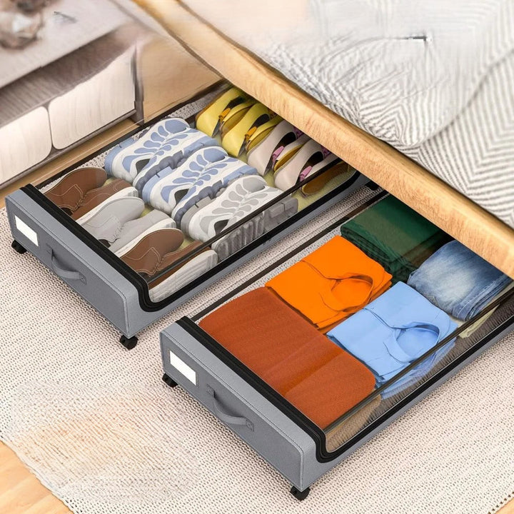 Stornfield | Stackable Under Bed Storage Wheeled Box Organizer