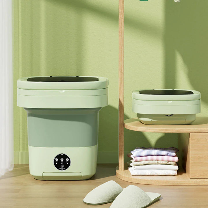 Compact Folding Ultrasonic Travel Laundry Washing Machine | Stornfield