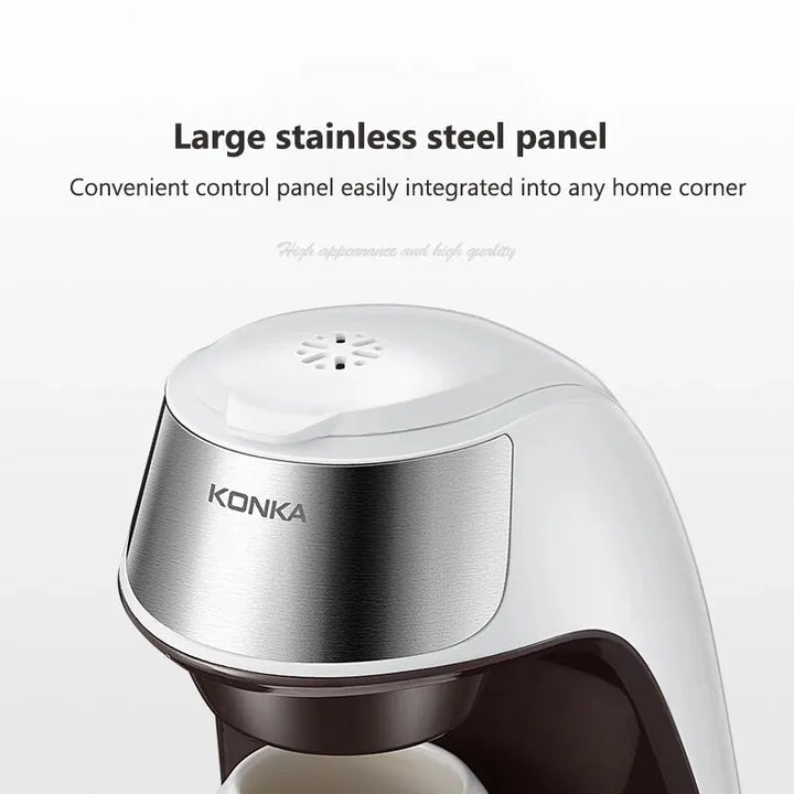 Stornfield | KONKA 2-in-1 Coffee Machine, Tea & Coffee Powder, Multi-Drip, Coffee Maker, Fast Heating, Office and Home, 220V, Easy to Use