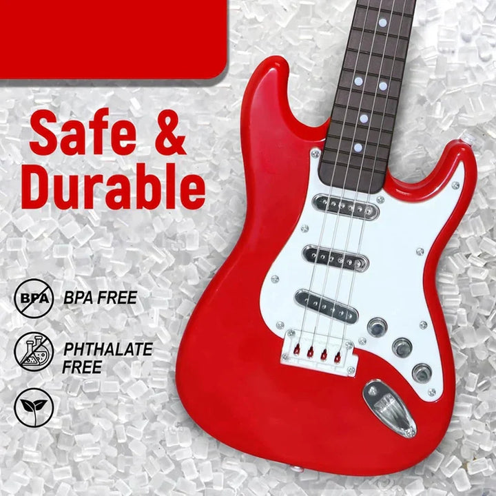 Stornfield | 4-String Kids Electric Guitar Toy - Portable Musical Instrument, Perfect Gift for Young Musicians