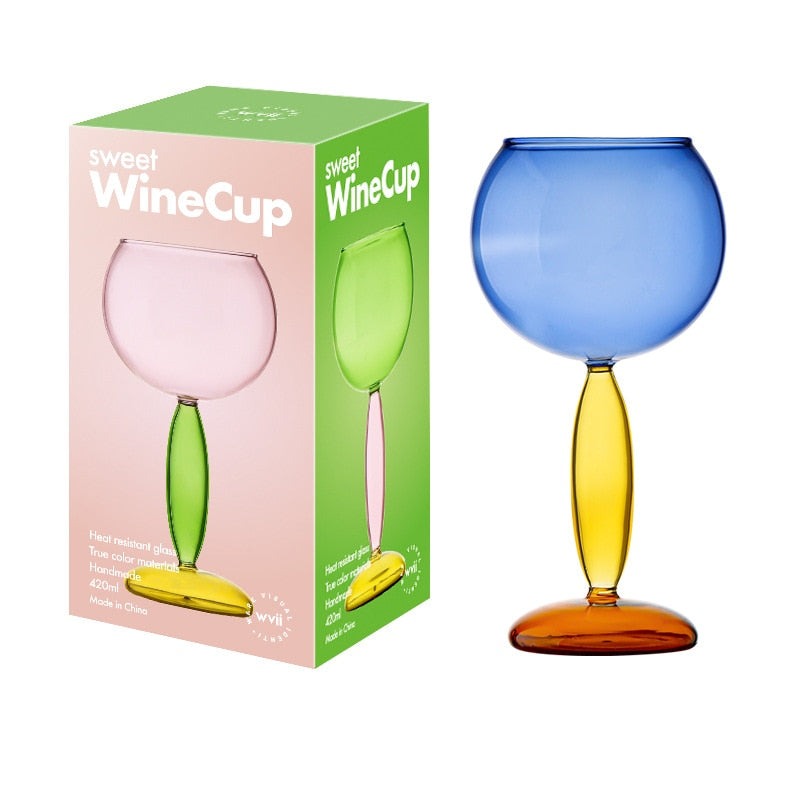 Stornfield | 3-Color Borosilicate Glass - Wine Glass