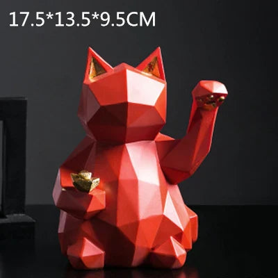 Stornfield | Geometric Nordic Lucky Cat