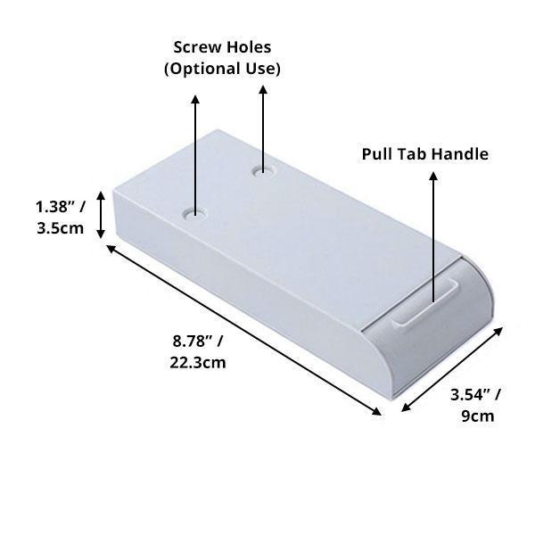 Self Adhesive Under Desk Drawer Organizer | Stornfield