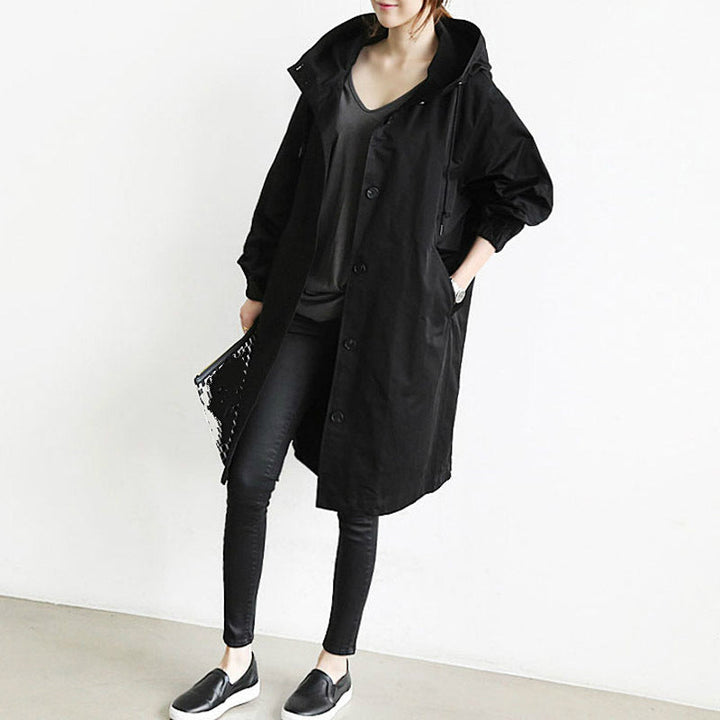 Stornfield | Windproof Women's Trench Coat with Hood