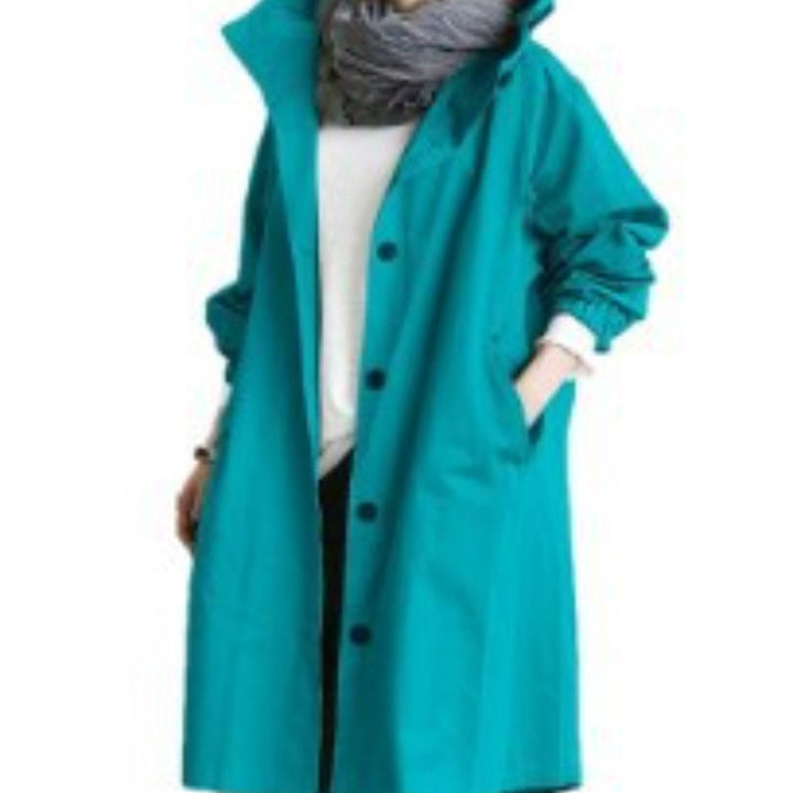 Stornfield | Windproof Women's Trench Coat with Hood