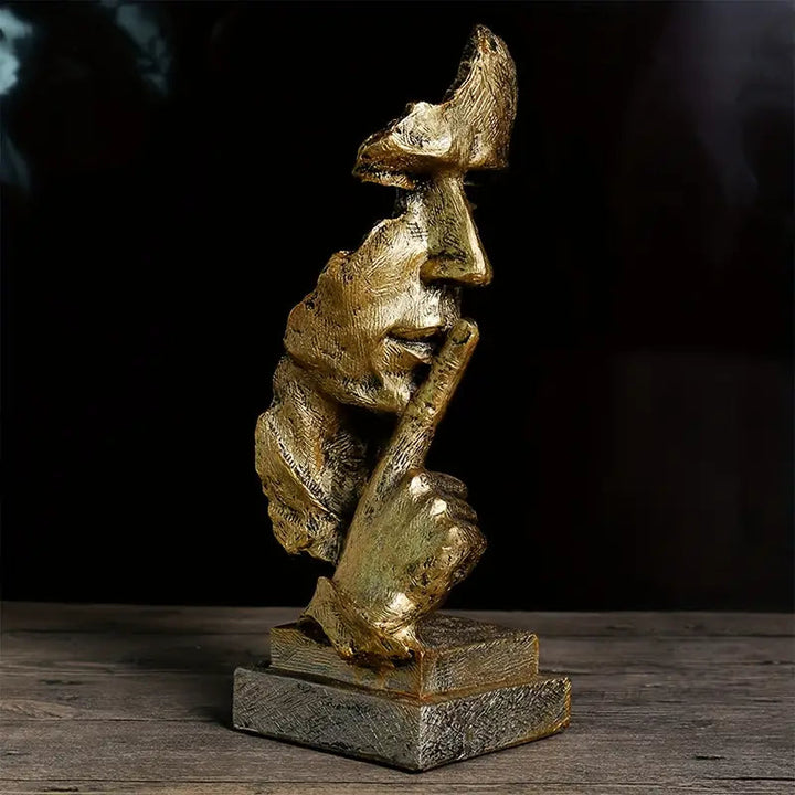 SerenitySculpt - Thoughtful abstract statue for calm reflection | Stornfield