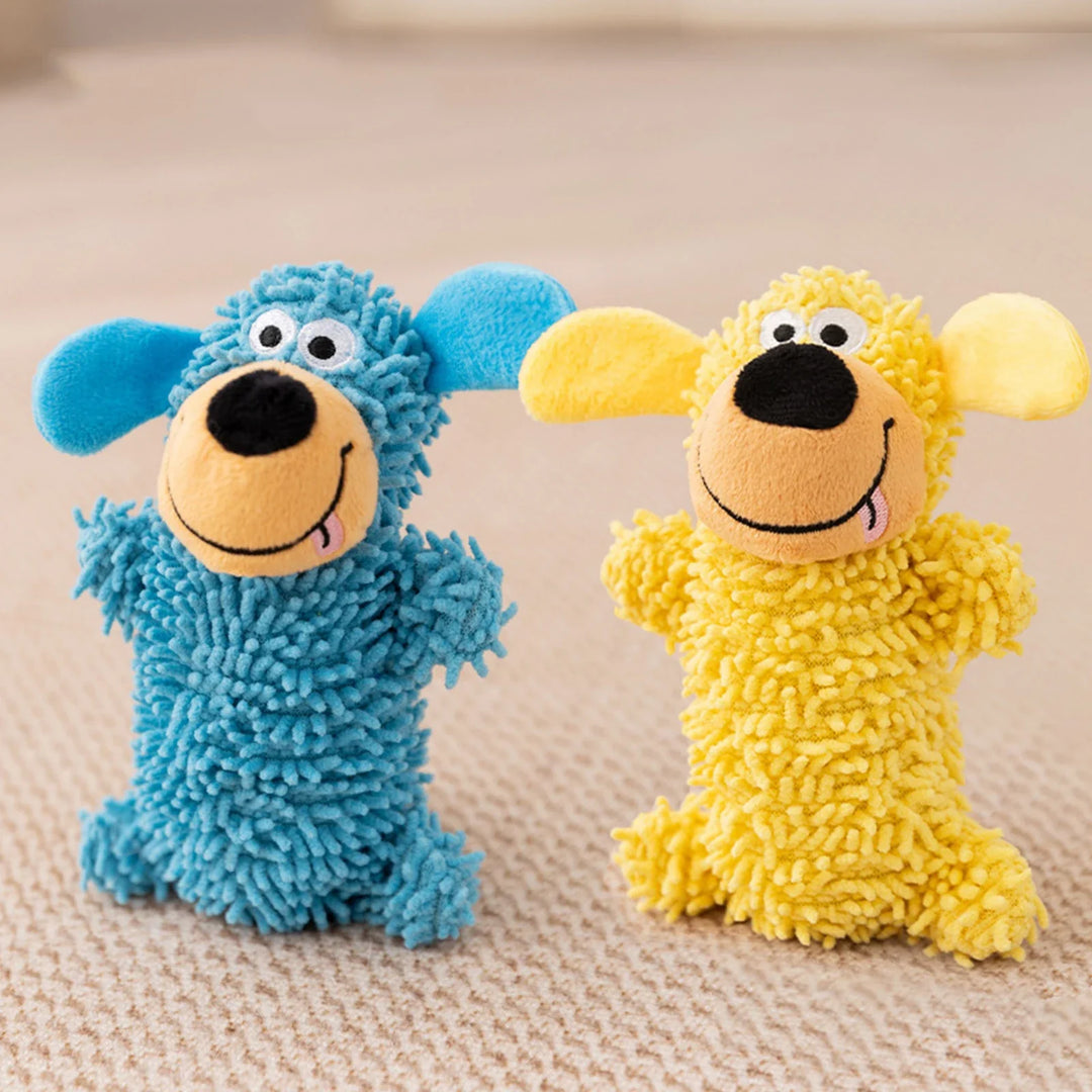 Stornfield plush dog toy with squeaker