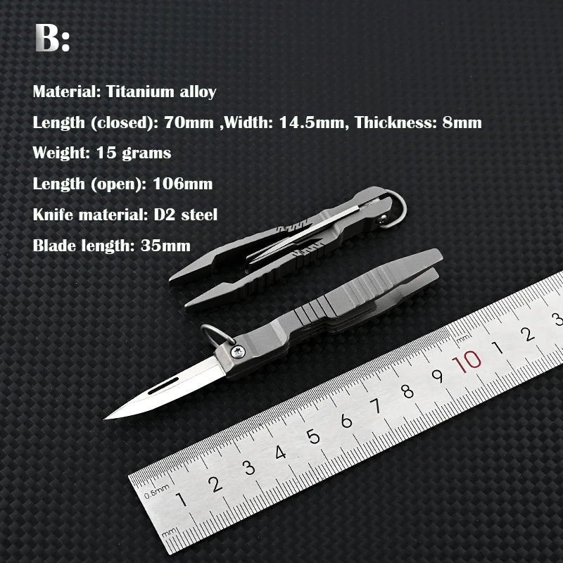 All Day Titanium Tweezer Knife Multifunctional Tool | Stornfield
