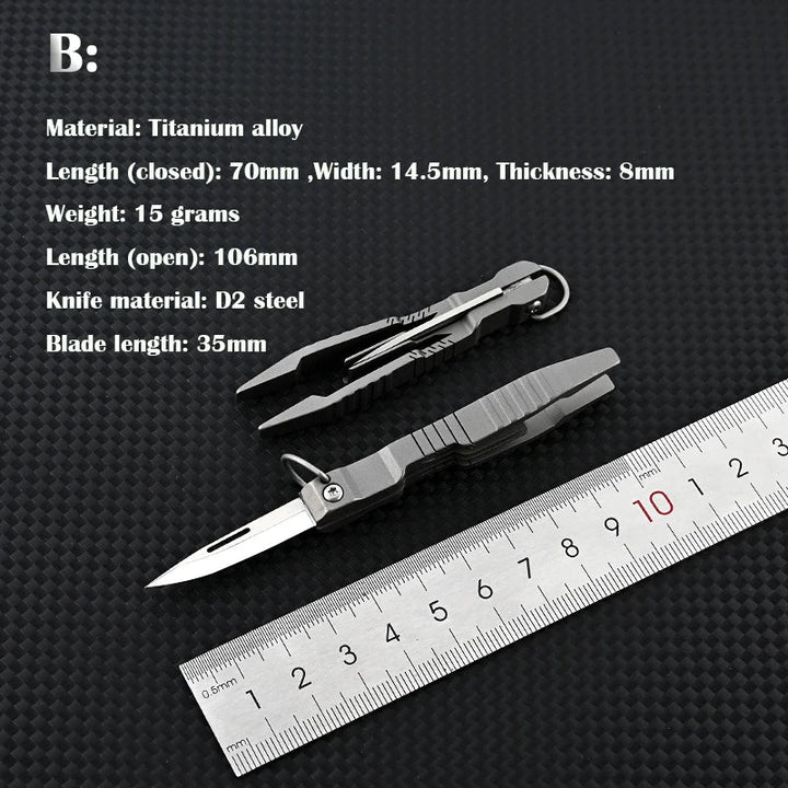 All Day Titanium Tweezer Knife Multifunctional Tool | Stornfield