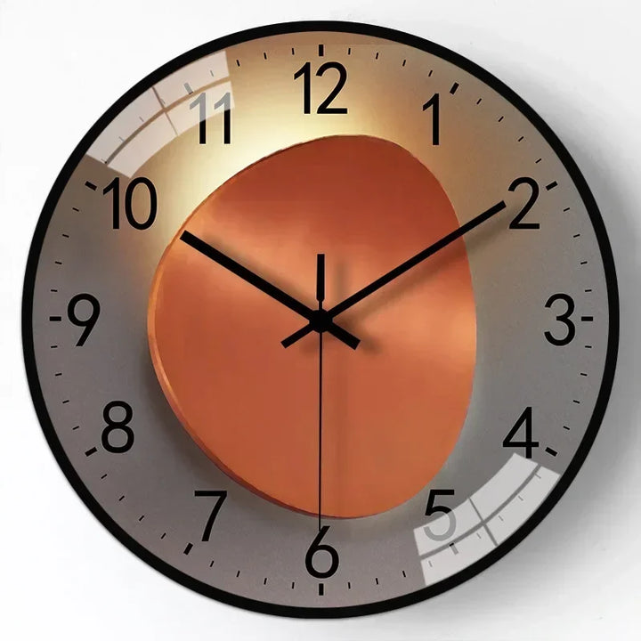 SilentTime - Classic Style Digital Wall Clock - 8 Inch Stornfield