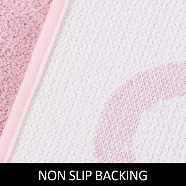 Tufted design carpet "Get Naked" Pink 80×50 cm | Stornfield