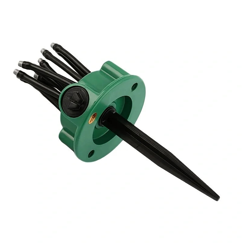 Stornfield | 12-in-1 Garden Irrigation System – Adjustable Sprinkler with 360-Degree Irrigation