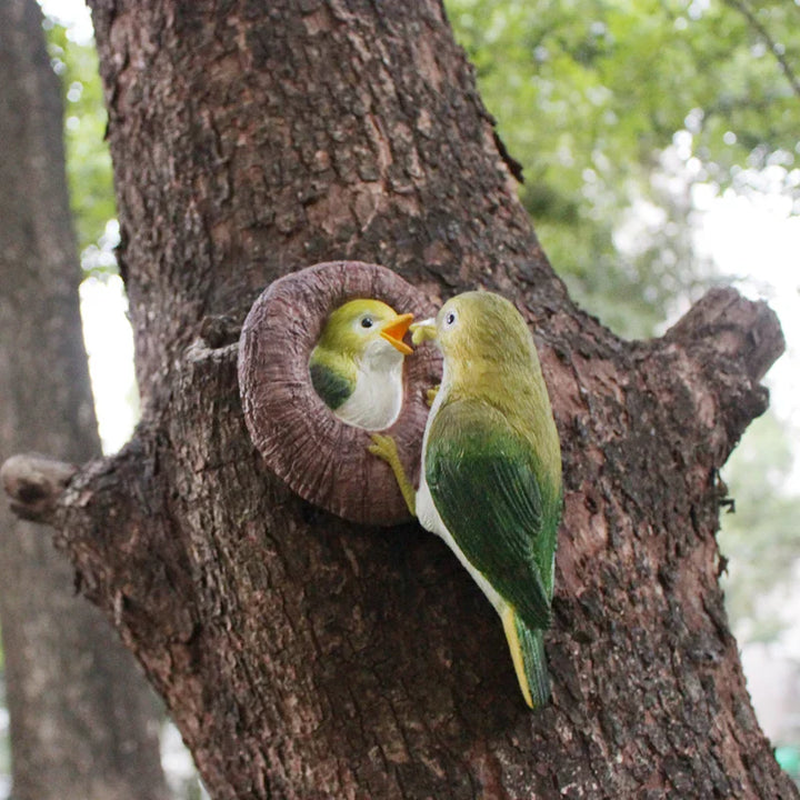 Lovebirds Tree Hug Wall Hanging Decor | Stornfield