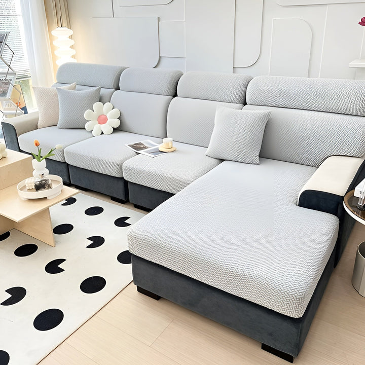 Elastic Sofa Cover – Water-Repellent and Tailored | Protective Cover Made from Stretch Fabric | Stornfield