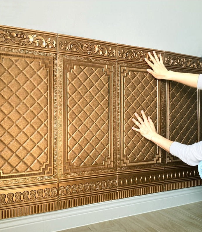 3D Self-Adhesive Antique Accent Wall Sticker | Stornfield