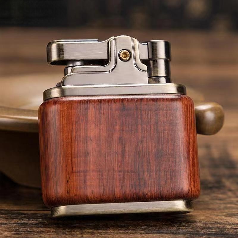 Wooden Vintage Spark Kerosene Lighter | Stornfield