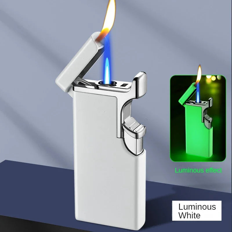 Metal Double Fire Jet Butane Lighter | Stornfield