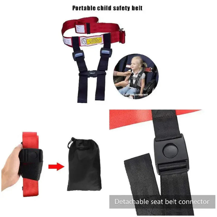 Stornfield | Airplane Child Safety Harness Adjustable Travel Seat Belt