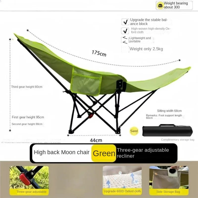 Relax Everywhere Reclining Outdoor Lounge Camping Chair | Stornfield