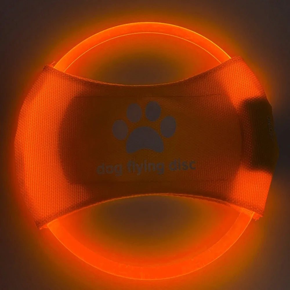 LED Frisbee for dogs, rechargeable and waterproof, Stornfield