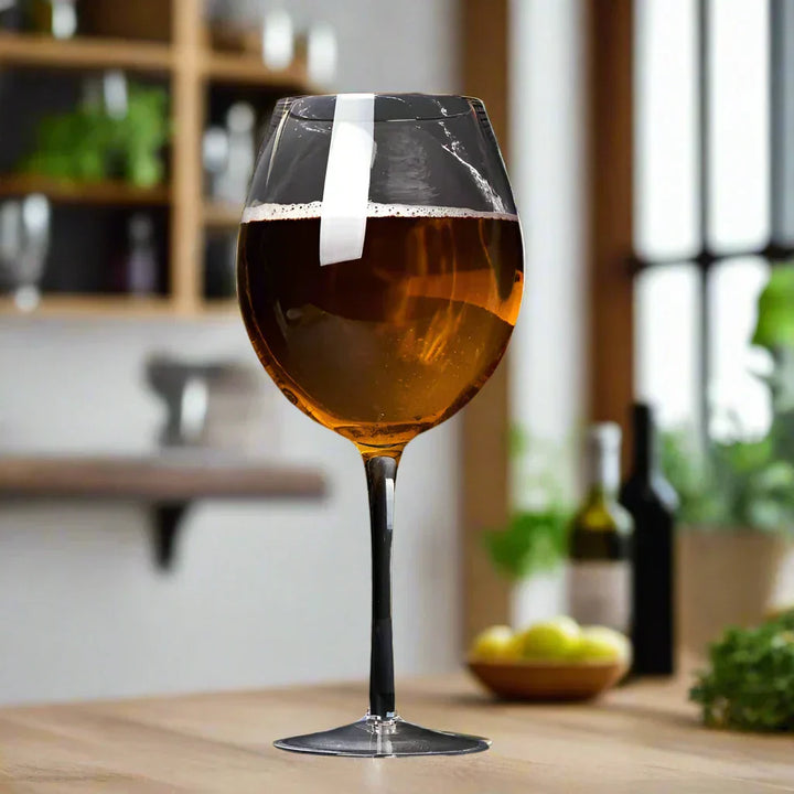 Stornfield | Huge 106oz Wine Glass and Beer Mug Combo - 3000ML Extra Large Crystal Glass for Parties, Weddings and Celebrations