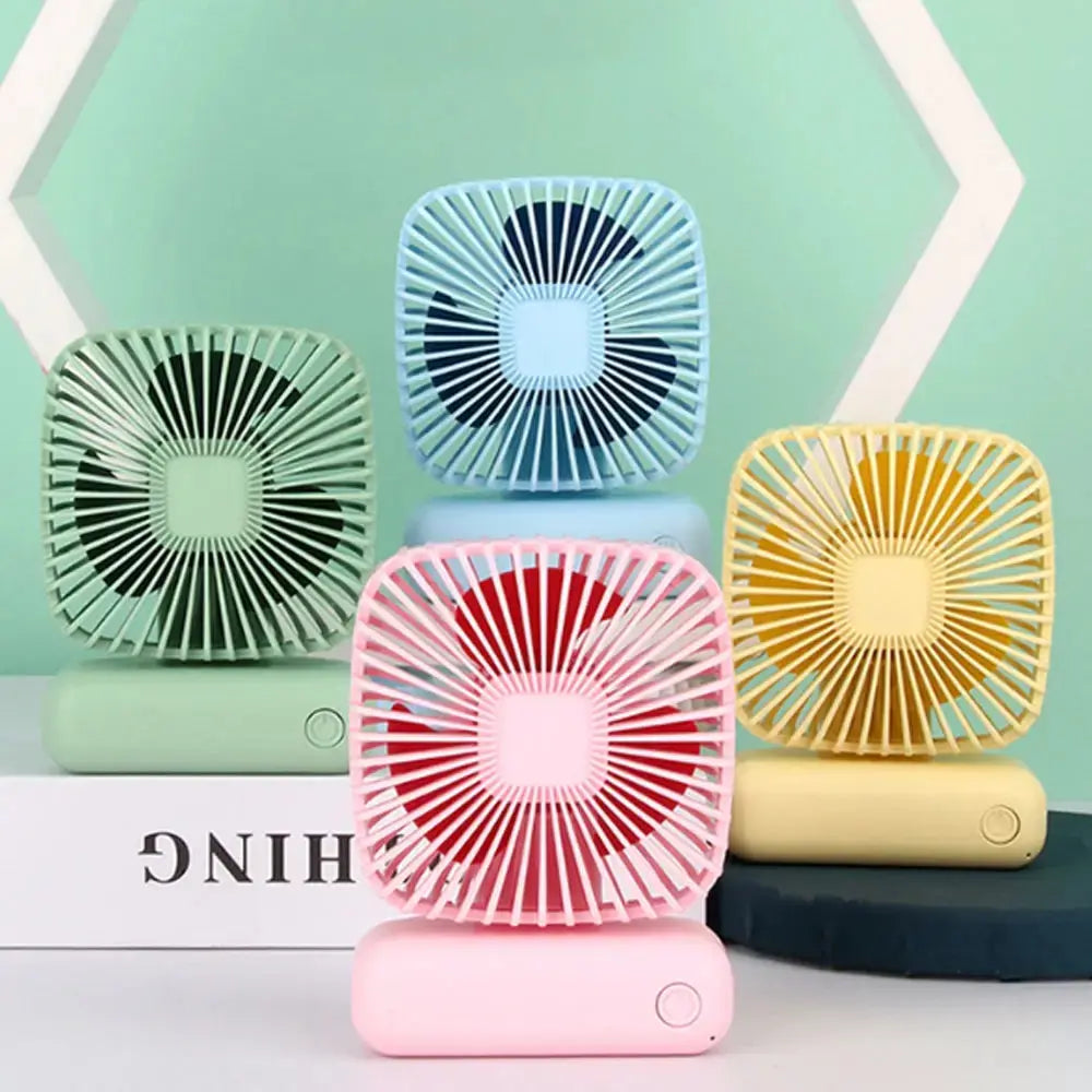Mini Handheld USB Fan: Portable Three-Speed Cooling for Car, Home, Office, and Outdoor Use - Quiet and Simple Design | Stornfield