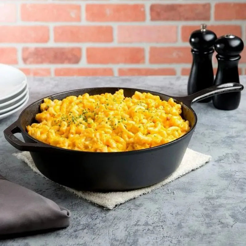 Stornfield | Lodge 10.25" / 3.2 Liter Seasoned Cast Iron Deep Skillet