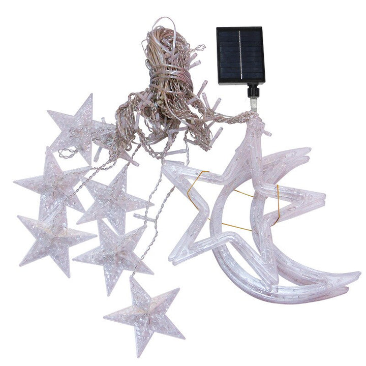 Stornfield | Solar LED Star and Moon String Light Decoration