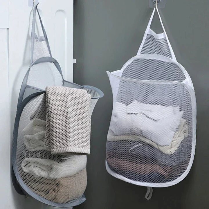 FlexiStore Foldable Hanging Laundry Basket Stornfield